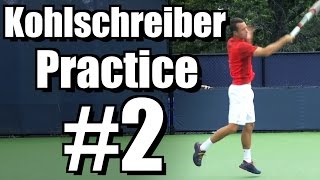 Philipp Kohlschreiber  Forehand Backhand and Volley 2  Western amp Southern Open 2014 [upl. by Akerahs]