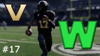 Bouncing Back  College Football 25 Vanderbilt Dynasty Ep 17 [upl. by Anassor392]