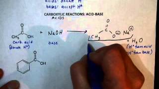 Carboxylic Acid Reactions AcidBase [upl. by Elirpa447]