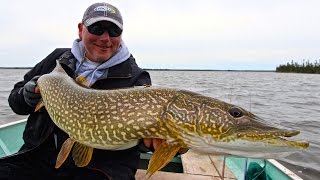 Caron Lake Carnage  The Big Pike Came To Play [upl. by Nort]