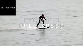 How to ride an Electric Surfboard — Full Speed [upl. by Lekcar]