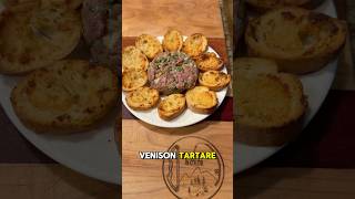 Tartare Recipe w DEER MEAT recipe cooking venison wildgame deer deermeat deermeatfordinner [upl. by Nivlad]