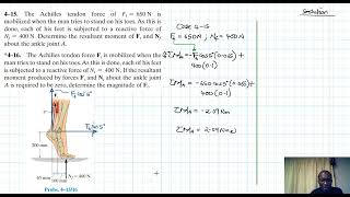 4–15 4–16 Force System Resultants Chapter 4 Hibbeler Statics Benam Academy [upl. by Angus]