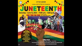 JUNETEENTH Event Saturday June 152024 [upl. by Adaiha]