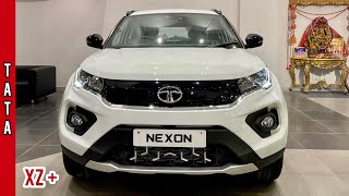 Tata Nexon 2022  Tata Nexon XZ Plus 🔥 Most Detailed Walkaround Video [upl. by Esdras567]