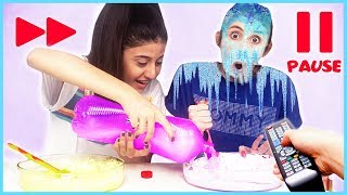 Pause Slime Challenge Sürpriz Malzemeli Slaym Dila Kent [upl. by Kirsten872]