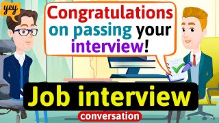 Job interview in English Practice English Conversation Improve English Speaking Skills Everyday [upl. by Shriner]