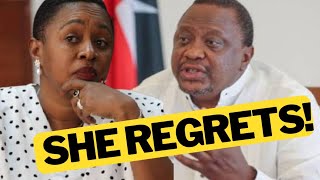 Sabina Chege in a UTURN as she REGRETs acting Ruto script to attack Uhuru [upl. by Aillij]