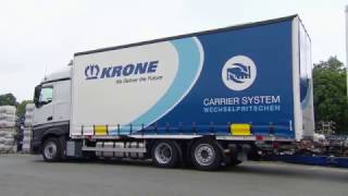 KRONE Wechselsysteme  Wechselpritsche DE [upl. by Annuahs]