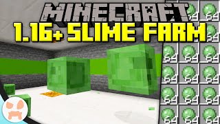 EASY  EFFICIENT SLIME FARM TUTORIAL  Minecraft 116 [upl. by Kirschner505]