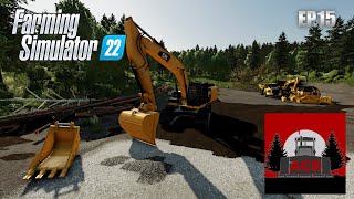 Farming Sim 22  EP16  Working on the new job in Maine [upl. by Juster]