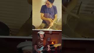 Mark Guiliana funky jam 🎸🥁 guitar drums shorts [upl. by Murdoch]