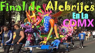 Final Del Desfile de Alebrijes en el Zocalo Capitalino [upl. by Hooper]