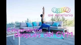 Estiramientos después del GYM [upl. by Lleumas]