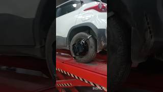 car wheel alignment 😯 short ytshort automobile car [upl. by Quillon]