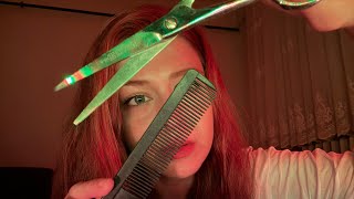 Asmr Türkçe  Hızlı Agresif Saç Kesimi 💇‍♀️ [upl. by Ennybor]