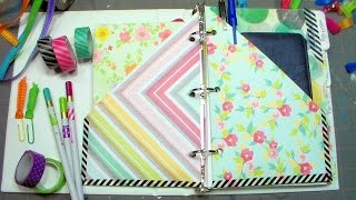 Cheap DIY Planner Tutorial [upl. by Ilaw]