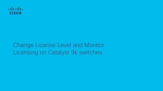 Changing License and Monitoring License on Cat9k [upl. by Chesnut]