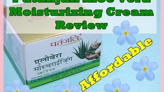 Patanjali Aloe Vera Moisturizing Cream Review  Indian Mom on Duty [upl. by Steinke]