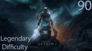 Skyrim Anniversary Edition  Legendary Difficulty Part 90  Alduins Wall [upl. by Dola51]