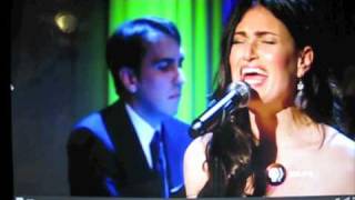 Idina Menzel singing Defying Gravity at the White House for Obama [upl. by Oinigih]