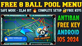 8 Ball Pool Cheats 🔥 Guide Line Aim Tool 100 Safe  8 Ball Pool HackMod Android amp iOS 2024 [upl. by Jordanson30]