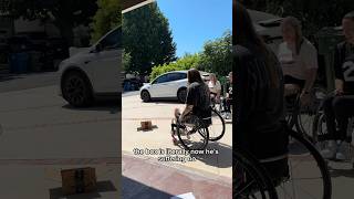 5 wheelchair users 1 beetle rollettesdance funnyvideos wheelchairlife [upl. by Odelle]