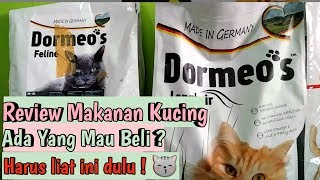 Review Makanan Kucing Dormeos  Dormeos Feline amp Longhair dry food [upl. by Kevin]