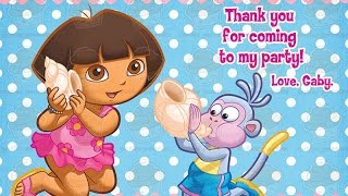 Baby Dora Movie Dora at Beach  Dora The Explorer Compilation 2015 [upl. by Ylas235]