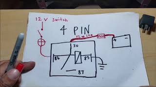 automotive 4 pin and 5 pin RELAY EXPLAINED which one [upl. by Oatis429]