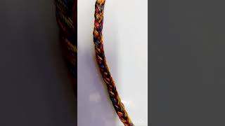 silk thread necklace full video on my YouTube channel ytshorts diy thread craft [upl. by Soneson]