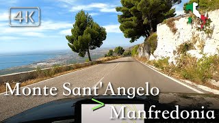 Scenic Drive Puglia Italy Monte SantAngelo â©¾ Manfredonia August  1600  â›… [upl. by Mcgraw]