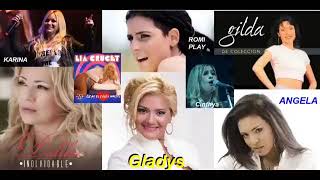 TALENTOSAS Karina la princesita Angela Leiva Dalila la diosa Gilda Gladys Lia Crucet etc [upl. by Binni]