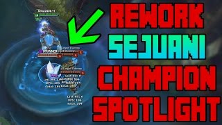 Sejuani Champion Spotlight  League of Legends 79  Patch 79  Tank Update Rework [upl. by Darbee]