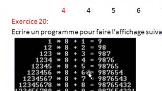 Langage C Série 3 Boucle For Exercice 20 [upl. by Sorcim]