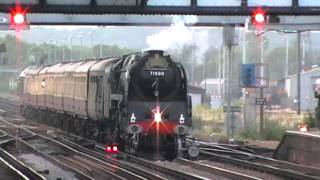 71000 Duke of Gloucester at Eastleigh on 6612 and 15812 [upl. by Anemix]