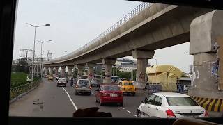 heavy traffic sound in bus hectic kolkata [upl. by Chivers74]