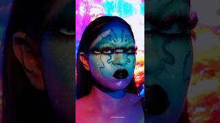 alien invasion 🧿 alieninvasion alienmakeup alien sfx halloweenmakeuplook halloween2024 short [upl. by Kalmick]