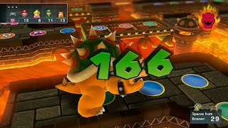 Mario Party 10 Mario Peach Luigi Donkey Kong vs Bowser  Chaos Castle [upl. by Anerda158]