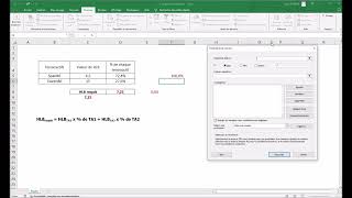 Calcul dune proportion de tensioactifs pour obtenir un HLB requis calcul avec le solveur dExcel [upl. by Allesor]