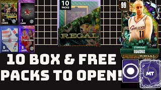 REGAL Box Opening  FREE Assorted packs to Open  NBA 2k24 MyTeam [upl. by Leamhsi]