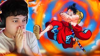 LUFFYS FIRST RED HAWK IN WANO  One Piece Episode 904905 Reaction [upl. by Werbel23]