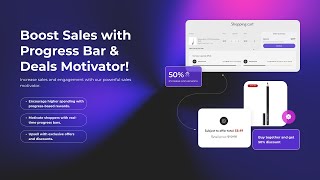 Progress Bar amp Deals Motivator  Offers Guide  Shopify App by UTD [upl. by Doraj]