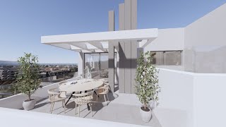 Luxurious Penthouse with Panoramic Sea Views and Private Swimming Pool Glyfada Athens [upl. by Ardnekal]