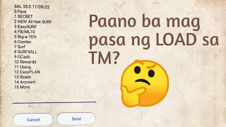 Paano mag pasaload sa TM [upl. by Ardnazil511]