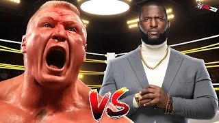 ⚡WWE 2K23 Brock Lesnar vs Omos WWE July 28 2024  Seize victory⚡ [upl. by Besnard]