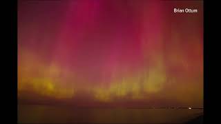 Northern Lights timelapse from Ontario Canada [upl. by Scoter]