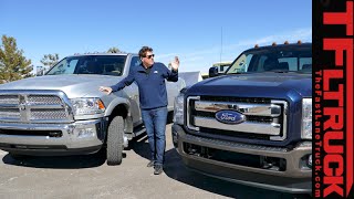 2015 Ford F350 vs RAM 3500 MPG Review Part 2 [upl. by Falo]