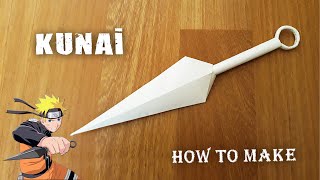 KAĞITTAN KUNAİ YAPIMI   How To Make a Paper Kunai [upl. by Lexerd]