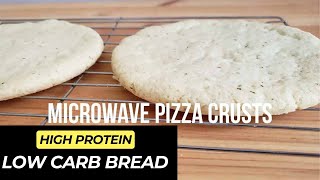 Microwave Magic Gluten Free Keto Pizza Crust in Minutes [upl. by Anirbac]